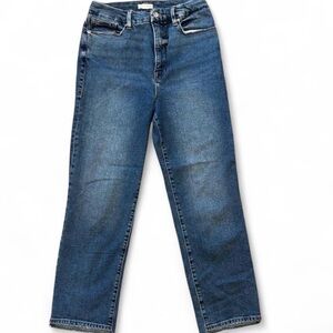 Good American Straight Blue Jeans